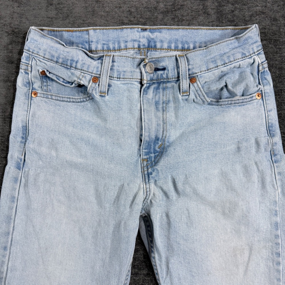 Levis 511 Slim Fit Light Wash Denim Jeans Mens 30x32 Blue 04511-2348 - Picture 10 of 15